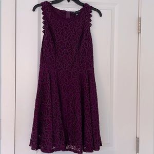 lace purple dress